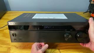 Video thumbnail for Sony STR-DH190 Stereo Receiver with Bluetooth Unboxing by Clear On Tech