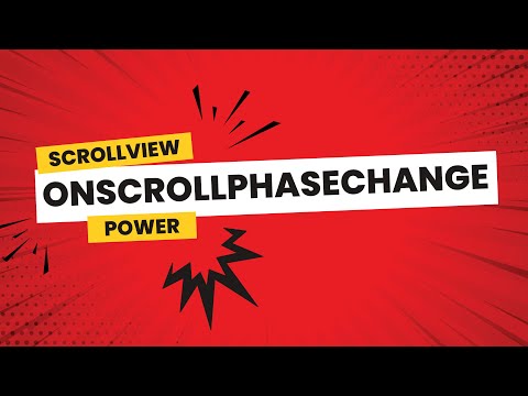 SwiftUI tools : onScrollPhaseChange