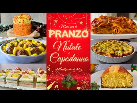 PRANZO di NATALE: Menù completo dall’ ANTIPASTO al DOLCE dicembre 2024 - 6 RICETTE FACILISSIME🎄