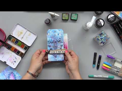 So erstellen Sie mit May Flaum mit Gesso endlose Möglichkeiten in Mix Media