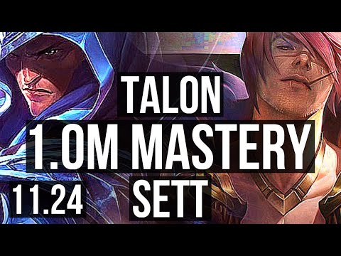 TALON vs SETT (MID) | 4/1/4, 1.0M mastery | KR Diamond | 11.24
