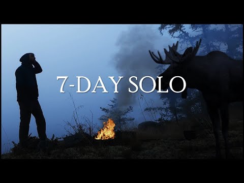 7-Day Solo Wilderness Canoe Trip in Late Fall