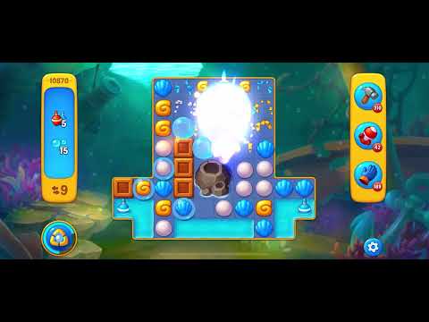 Fishdom level 10870 no boosters フィッシュダム ノーマル