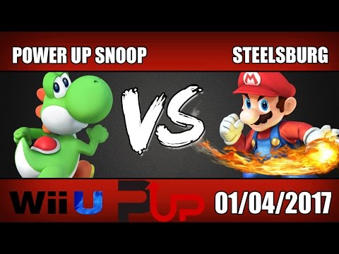 PowerUp | Snoop (Yoshi) vs. Steelsburg (Mario) - Wii U Winners Round 3 - SOS