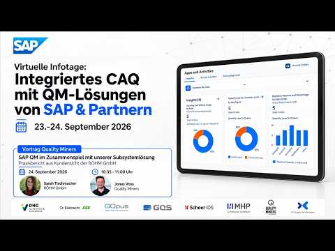 Webinar Röhm – SAP CAQ Infotag 2026