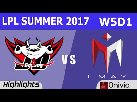 JDG vs IM Highlights Game 3 LPL MÙA HÈ 2017 JD Gaming vs I May