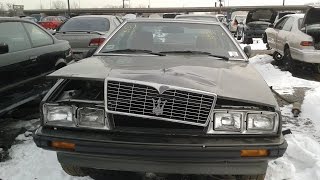 Junkyard Find: 1984 Maserati Biturbo