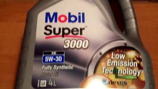 Mobil Super 3000 XE 5W-30 4 л - відео 1