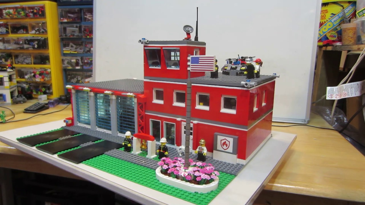 lego custom fire station