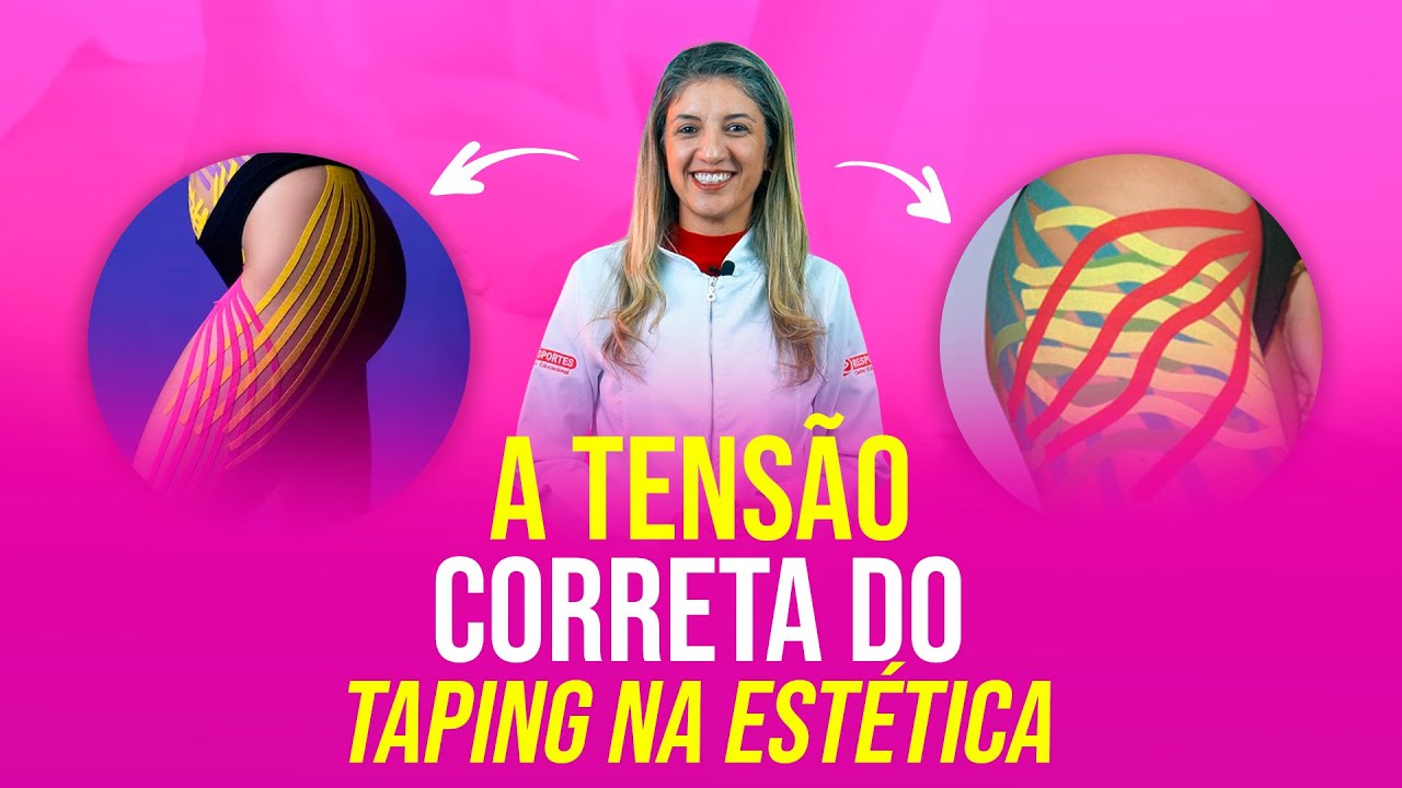Qual TENSÃO correta utilizar no TAPING NA ESTÉTICA?