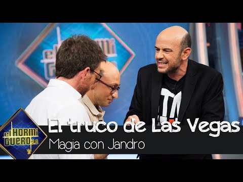 Jandro sorprende a Jesús Vidal con un truco de magia traído de Las Vegas - El Hormiguero 3.0