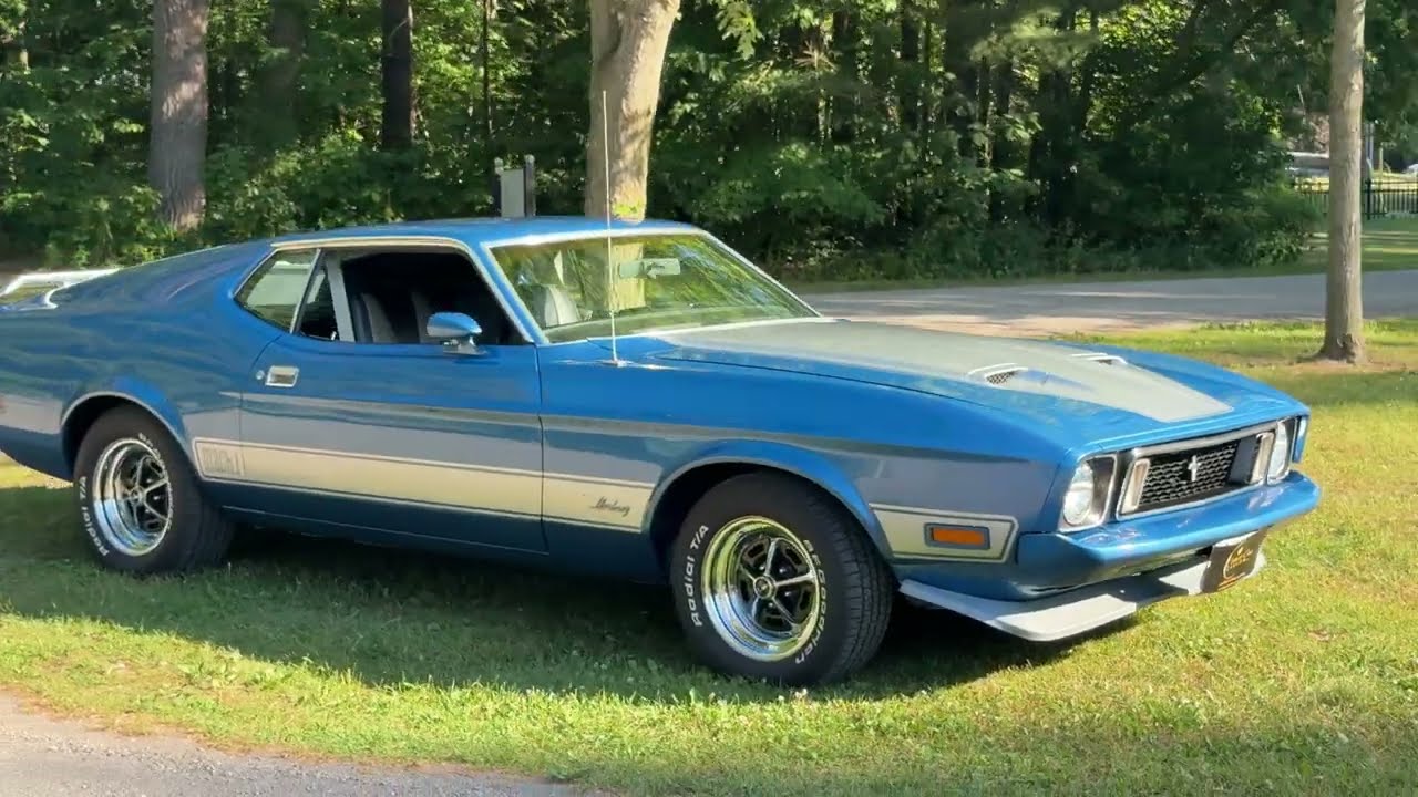 **SOLD on the CCC Buy-It-Now Lot** 1973 Ford Mustang Mach 1, Restored, Inspected