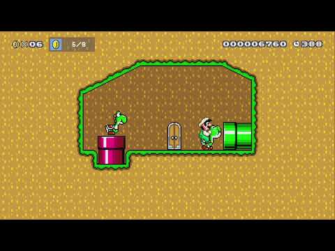 The 8 Ancient Cave Coins by DaveDaDerp - Super Mario Maker 2 - No Commentary 1bv