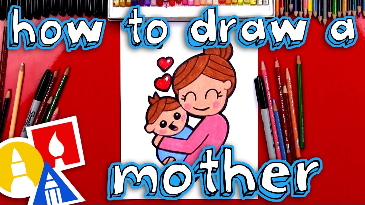 How To Draw A Mother Hugging A Baby