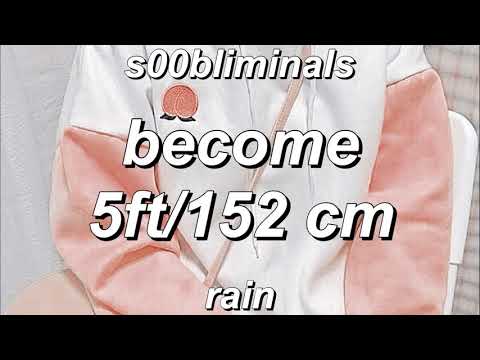 ◍ ◜ become 5 ft/ 152 cm ◞ 𝕣𝕒𝕚𝕟 subliminal (+booster) ◍