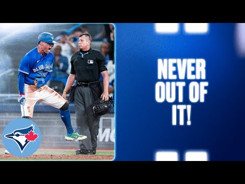 COMEBACK: Blue Jays plate THREE in 8th to take lead against the Twins!