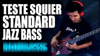 Video thumbnail for Teste Squier Standard Jazz Bass Indonésia by Hau Bass