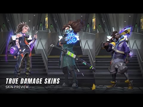 【Preview】 True Damage Skins: Ekko (Legendary), Akali & Yasuo  || League Of Legends Wild Rift