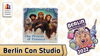 Die Fürsten von Florenz mit Hunter – Korea Boardgames – Berlin Con Studio 2022