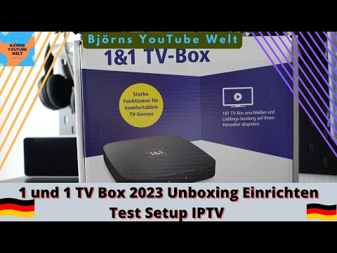 1und 1 TV Box 2023 Unboxing Einrichten Test Setup IPTV 1&1 TV-Box Android TV Receiver Setup UHD