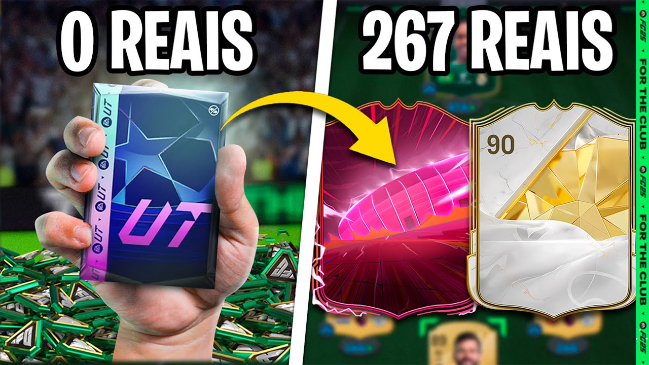 EA FC 25 | 300 REAIS MONTARAM UM TIME ESPETACULAR NO ULTIMATE TEAM