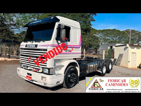 SCANIA R-113 1993/1993 TOPLINE AR CONDICIONADO CAMBIO 6 MARCHAS