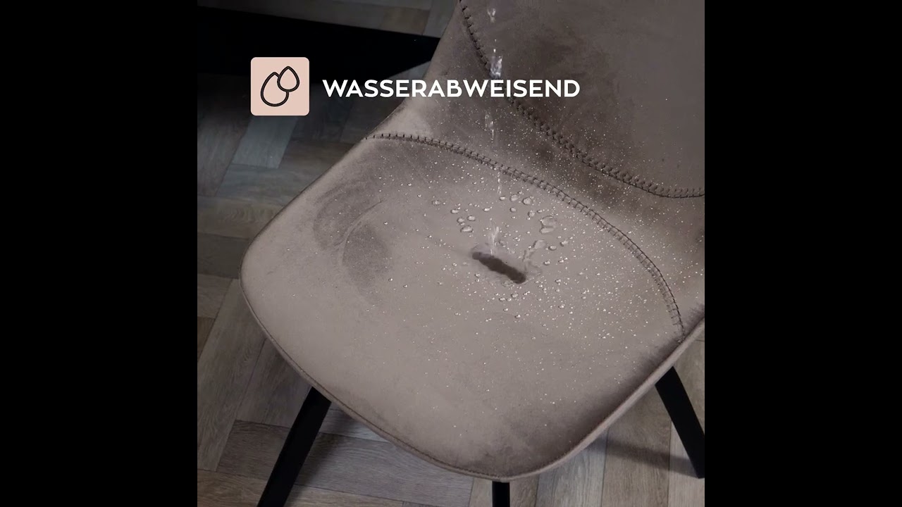 Esszimmerstuhl Samt Logan grün