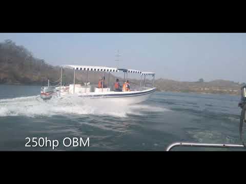 Diesel frp parasailing boat without obm, seating capacity: 1...