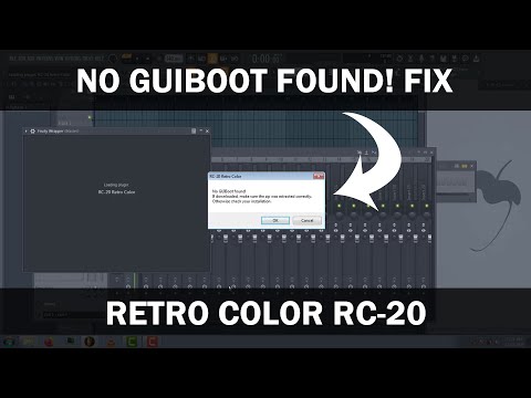 no guiboot found fix *retro color rc-20 ( solution,fix 2022 )