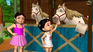 Animal Homes Song - 3D Animation English Nursery Rhymes & Songs For Children