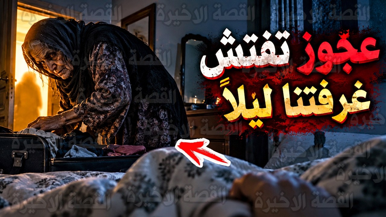 قصص رعب : عجوز تفتش غرفتنا ليلًا