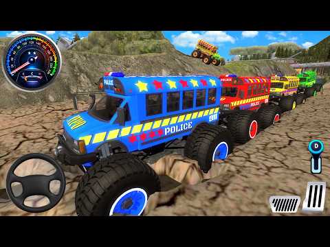 Impossible Police Bus Stunt Driving 2026 - Mega Ramp Racing Driving Car Simulator - Android GamePlay