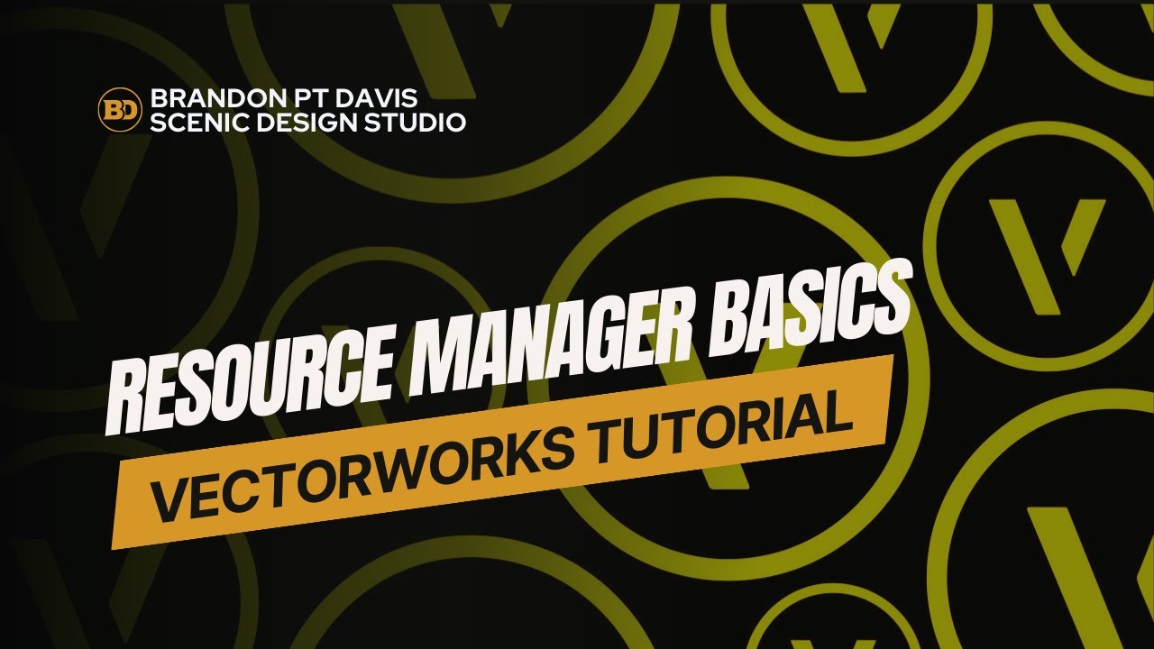 Vectorworks Tutorial: Resource Manager Basics