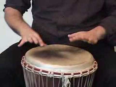Rich Zukor from the Frank Vignola Quintet - djembe lesson