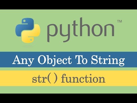 Python Object To String