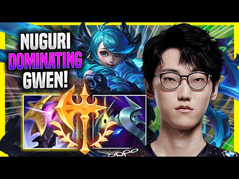 NUGURI DOMINATING WITH GWEN IN KR SOLOQ! - FPX Nuguri Plays Gwen TOP vs Jax!