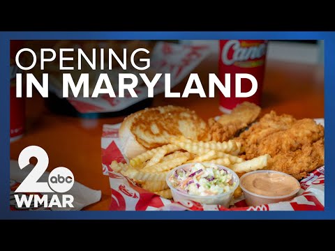 Inauguração do Raising Cane's Chicken Fingers na área de Baltimore