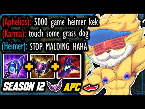 How to GIGATILT botlane with Heimerdinger? The ultimate CHAD APC in Season 12!
