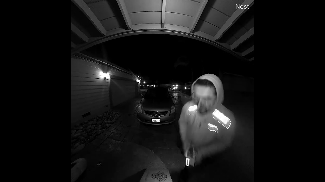 Google Nest Doorbell (wired, 3rd gen) - Nighttime footage - YouTube