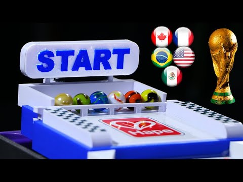 MARBLE RACE HAPE QUADRILLA  ( ALL SEASONS ) by Fubeca's Marble Runs