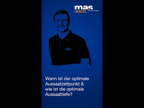 Frag Dr. Schröder - Aussaatzeitpunkt & Aussaattiefe