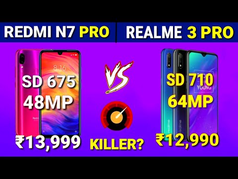 Redmi note 7 Pro vs Realme 3 Pro full Comparison | Camera, Price, India launch, Performance? Video