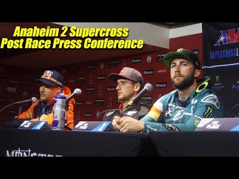 Anaheim 2 Supercross Post Race Press Conference - Motocross Action Magazine