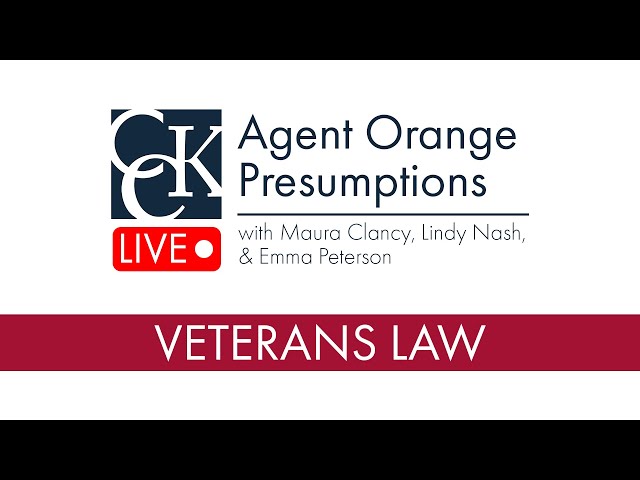 Agent Orange Presumptions