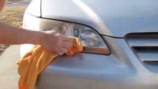 Clean foggy or dirty headlights.  Honda Accord 6th Generation, Civic 1998 1999 2000 2001 2002