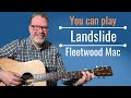 How To Play Landslide By Fleetwood Mac Acoustic Guitar Lesson
