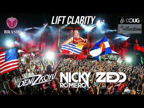 🔥Nicky Romero x Deniz Koyu & Don Palm vs. ZEDD ft. Foxes - Lift Clarity | Tomorrowland Brasil 2015
