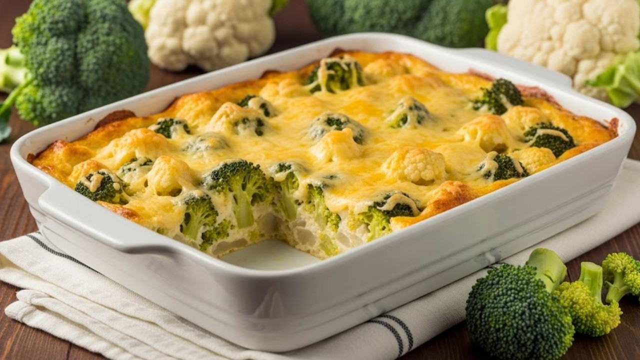 YUMMY Broccoli & Cauliflower Casserole Recipe: A Veggie Masterpiece You HAVE to Try!