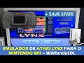 Emulador De Atari Lynx wiihandy Para Nintendo Wii Tutor