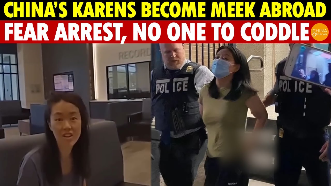 China’s Karens Become Meek Abroad, Instantly Apologizing, Fearing Arrest With No One to Coddle Them